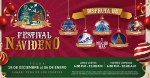 Impulsa Armenta el Festival Navideño en Puebla