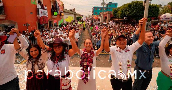&#039;&#039;Vamos a seguir reconociendo a Oaxaca&quot;: Claudia Sheinbaum