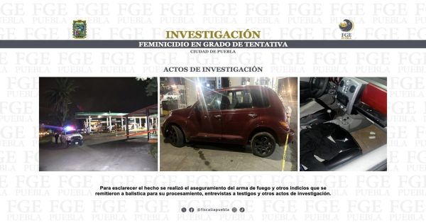 Detienen a Carlos Omar, disparó a su ex pareja en una gasolinera de Puebla