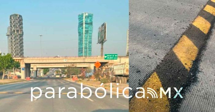 Buscan reductores de velocidad en Vía Atlixcáyotl evitar accidentes por obras: Supervisora