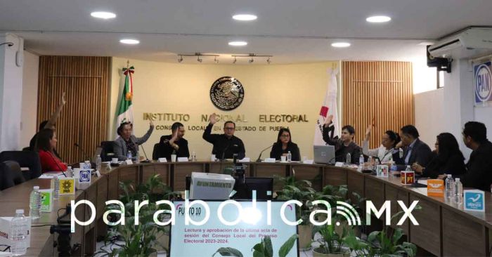 Concluye INE en Puebla el Proceso Electoral 2023-2024