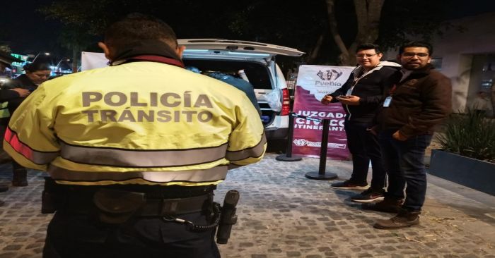 Realizan operativo alcohol&iacute;metro para evitar accidentes