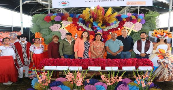 Fortalecen en Puebla a productores en temporada de flor de cempasúchil