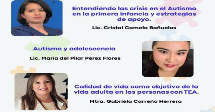 Realiza SMDIF conferencias por el Día Mundial de Concienciación sobre el Autismo