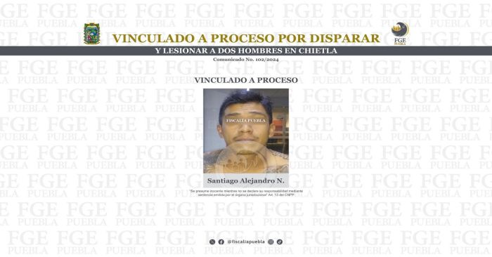 Procesan a Santiago Alejandro N., es presunto responsable del delito de lesiones