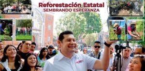 Encabeza Armenta Macro Jornada de Reforestación