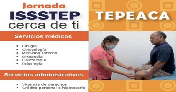 Realiza ISSSTEP jornada de salud en Tepeaca