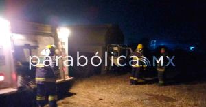 Consume el fuego un corralón de Amozoc