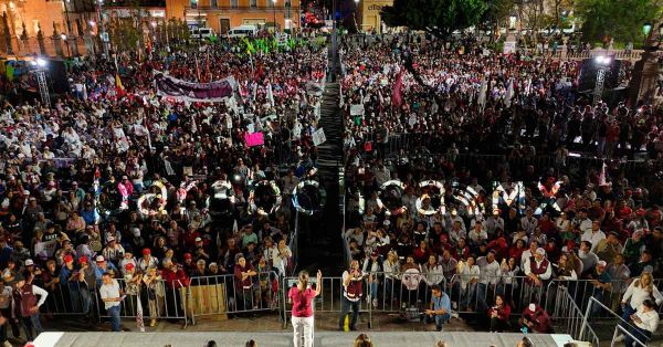 Dialoga Sheinbaum con millón y medio de personas en 123 municipios del país