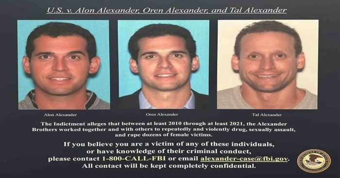 Detienen a tres hermanos por drogar y abusar sexualmente de decenas de mujeres