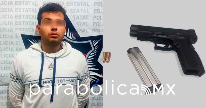 Detienen a un hombre en posesión de arma de fuego sin licencia