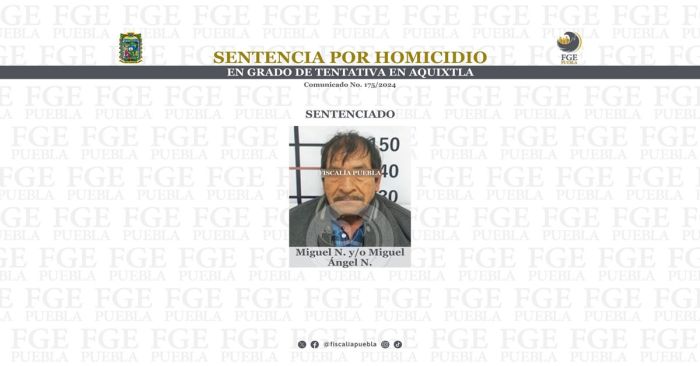 Detienen a Miguel Ángel por el delito de homicidio calificado