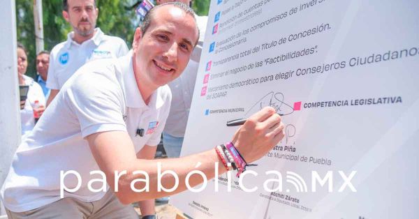 Reconoce Riestra preocupaciones de la ciudadanía por el servicio de agua en Puebla