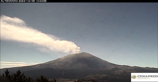 Aumenta Popocatépetl la actividad con 101 exhalaciones en 24 horas