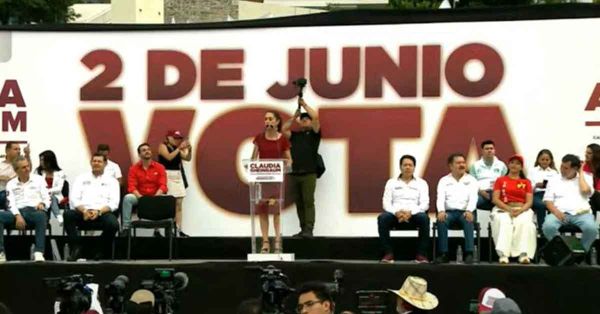 “No les voy a fallar”: Claudia Sheinbaum desde Puebla