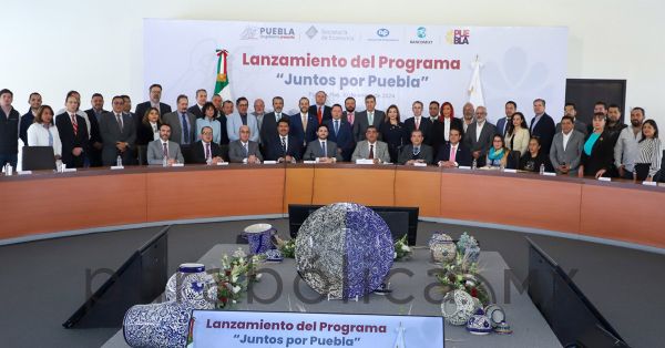 Presentan programa "Juntos por Puebla" para micro, pequeñas y medianas empresas