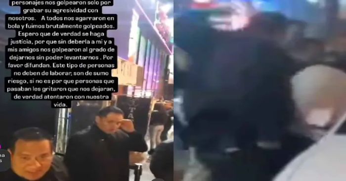 Denuncian golpiza a jóvenes en la entrada de un bar en la capital poblana