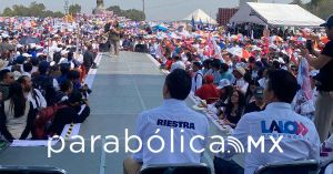 Inician campaña Eduardo Rivera y Mario Riestra