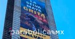 Protesta Greenpeace M&eacute;xico en la Estela de Luz para pedir protecci&oacute;n a la Selva Maya