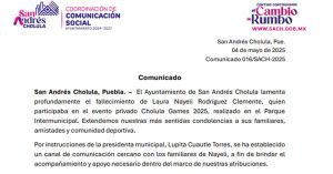 Lamenta San Andrés Cholula fallecimiento de competidora de Cholula Games 2025
