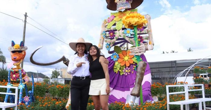 Impulsa Ariadna Ayala el arte y tradici&oacute;n en el Valle de Catrinas 2025