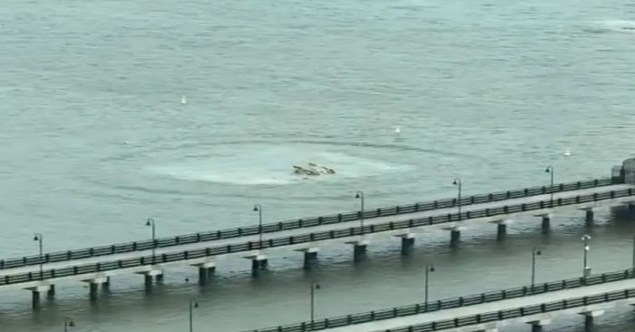 Reportan desplome de un helicóptero en Río Hudson en Nueva York