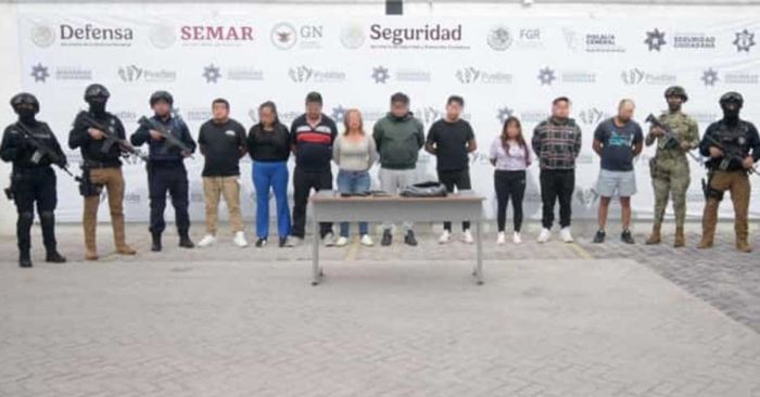 Asegura la SSC a nueve personas armadas y con inhibidores de se&ntilde;al
