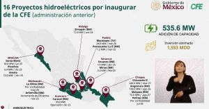 Inaugurar&aacute;n hidroel&eacute;ctrica Portezuelos en Puebla, anuncia CFE