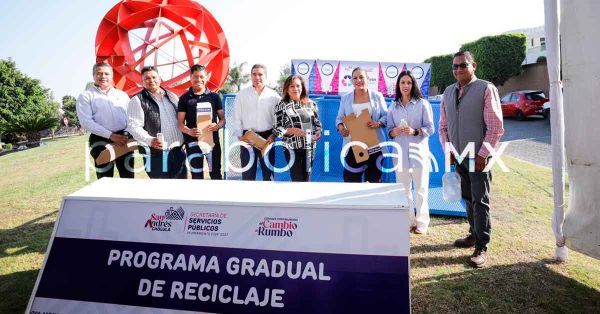 Presenta Lupita Cuautle el programa gradual de reciclaje