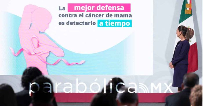 Anuncia Sheinbaum 8 mil mdp para Modelo de Atención Universal al Cáncer De Mama