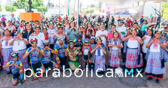 Une Cultura estatal a las Cholulas para promover el ciclismo