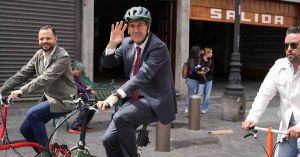 Encabeza Pepe Chedraui rodada por la Semana de la Bicicleta