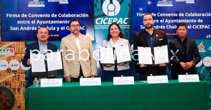 Unen San Andrés Cholula y CICEPAC esfuerzos por infraestructura sostenible