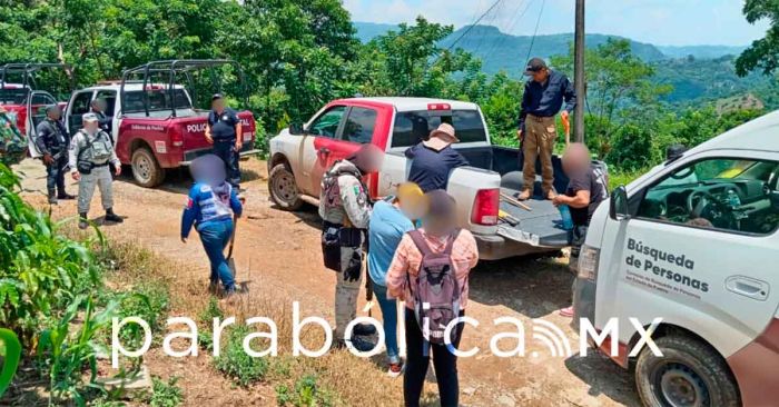 Realiza Comisión de Búsqueda operativo con el colectivo “Buscadores de Paz” de Huauchinango.