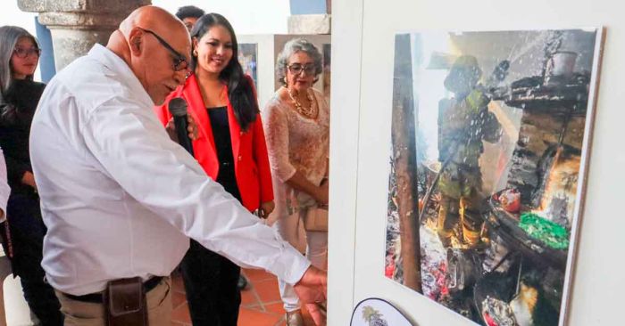 Reconoce Tonantzin Fern&aacute;ndez a bomberos de San Pedro Cholula