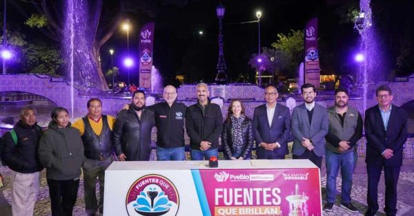 Inauguran revitalizaci&oacute;n de las fuentes del Parque Paseo de San Francisco