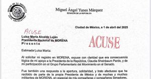 Retira Yunes Márquez solicitud de afiliación a Morena