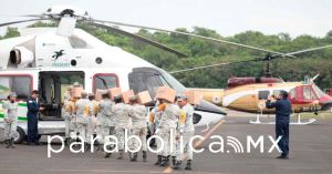 Instalan puente a&eacute;reo a El Higo y Tempoal; realizan vuelos de rescate en Veracruz