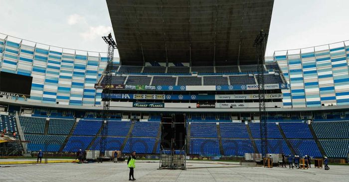 Alistan al Cuauhtémoc para recibir a Shakira y su gira &quot;Las Mujeres Ya no Lloran&quot;