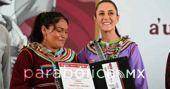 Entrega Sheinbaum 97 mdp a 57 comunidades originarias de Nayarit