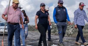 Encabeza Lupita Cuautle jornada de limpieza en Camino a Santa Clara