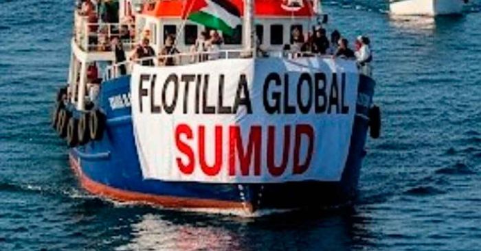 Intercepta Israel a la Flotilla Sumud Global que se dirig&iacute;a a Gaza
