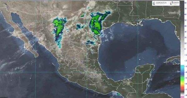 Prevé SMN lluvias fuertes al norte de México