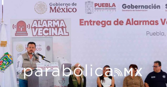 Se refuerza la seguridad en Puebla capital con Alarmas Vecinales: Garc&iacute;a Parra