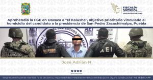 Aprehenden a "El Kalusha", vinculado al homicidio de un candidato a la presidencia