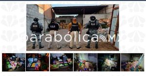 Recuperan mercancía robada tras cateo de la FGE en Texmelucan