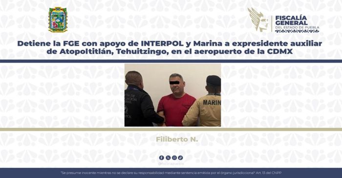 Detienen a Filiberto N. es señalado por abuso de autoridad