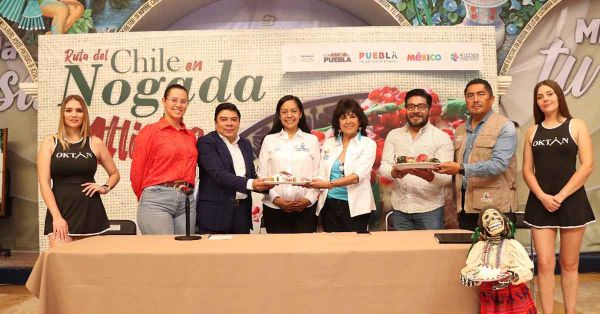 Presenta Ariadna Ayala y Canirac la "Ruta del Chile en Nogada 2025"