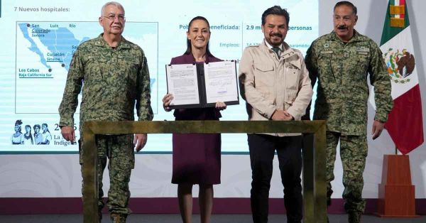Anuncia Sheinbaum construcción de seis nuevos hospitales del IMSS