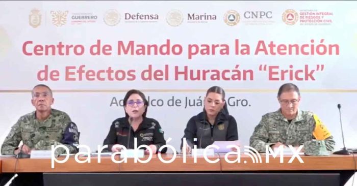 Impactaría el Huracán Erick como categoría 3, alerta CNPC